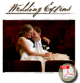 Studio 9 - Wedding Extras, Pricing
